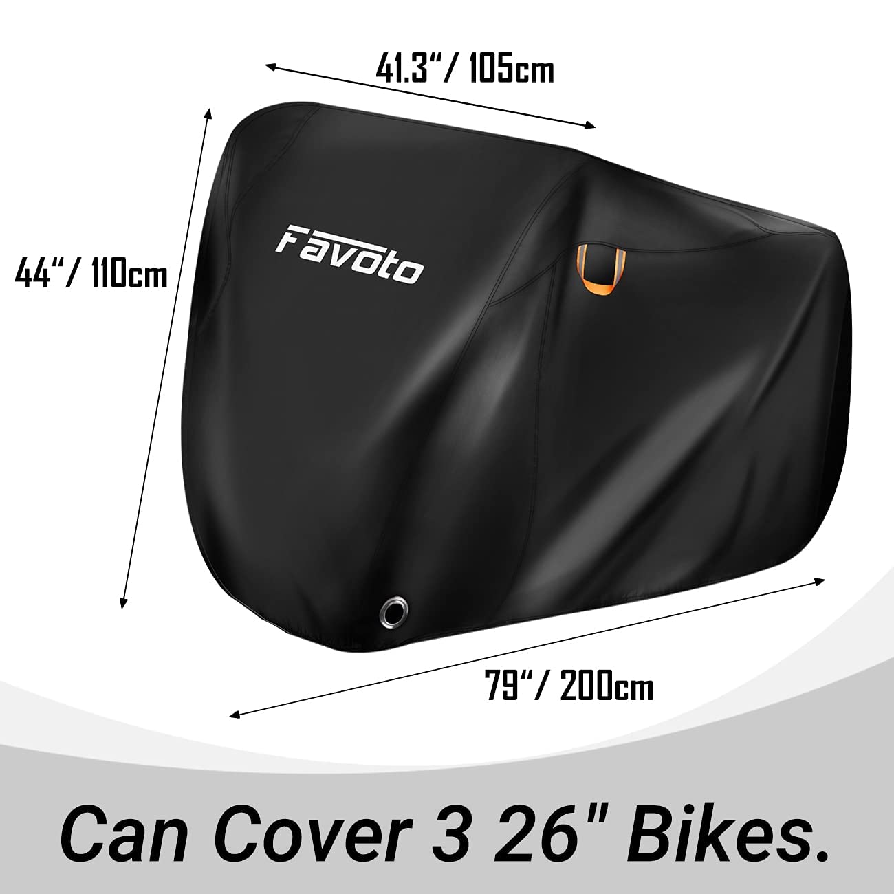 Favoto Zwarte Fietshoes Geschikt voor 2 of 3 Fietsen