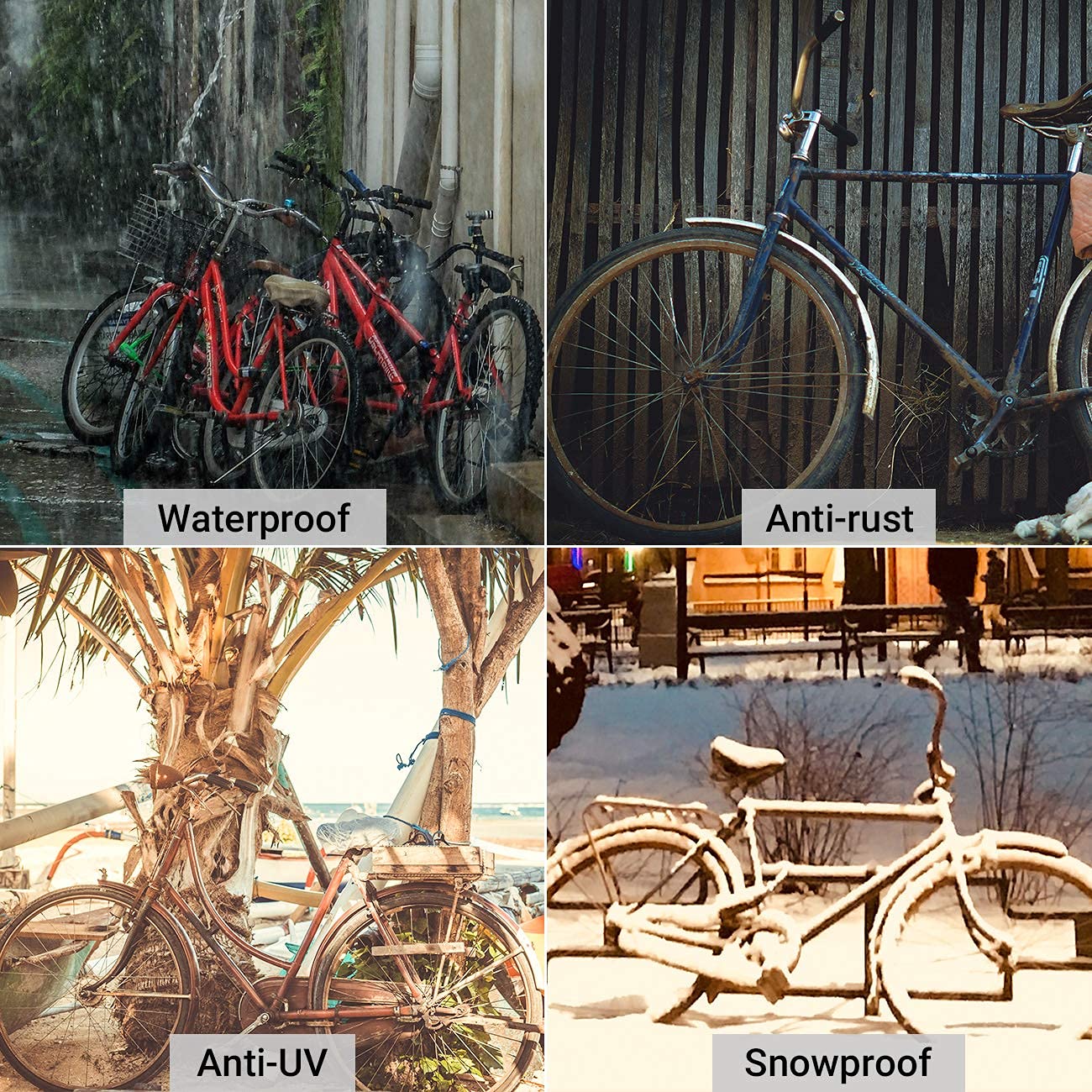Favoto Zwarte Fietshoes Geschikt voor 2 of 3 Fietsen