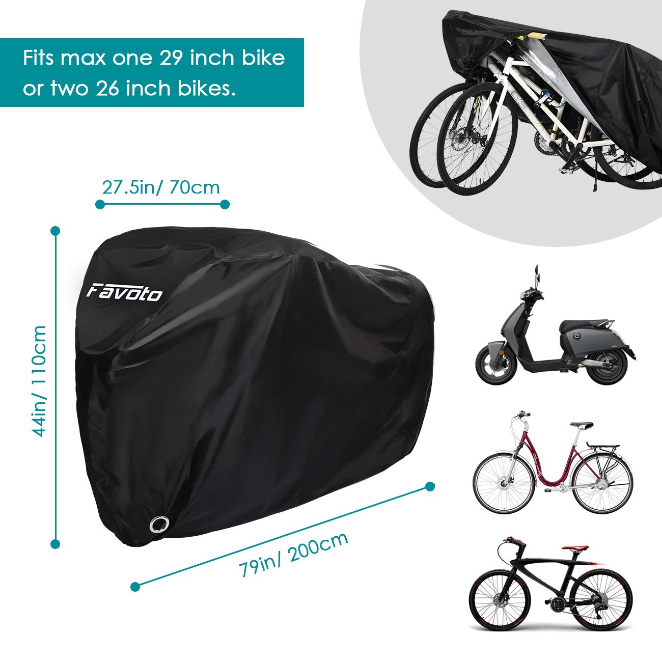 Favoto Zwarte Fietshoes
