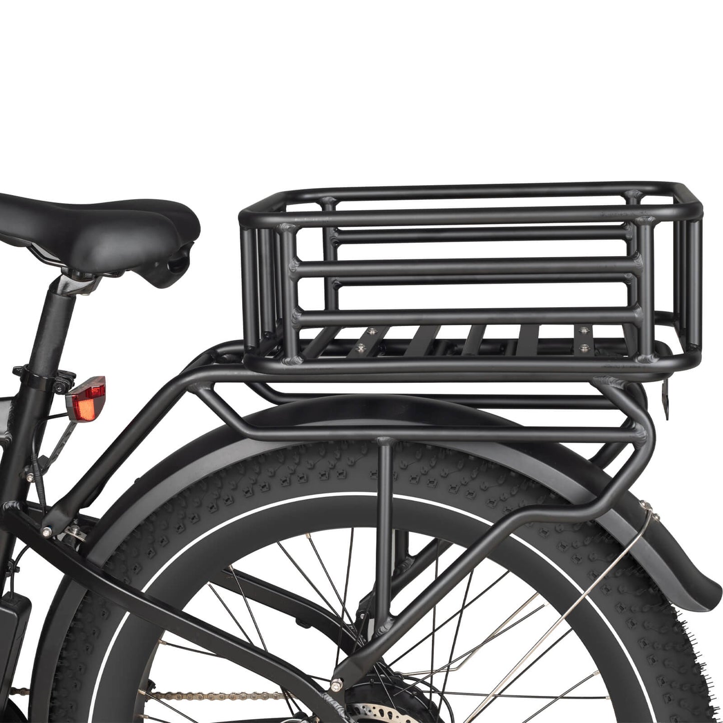 Elektrische fietsmand achterop