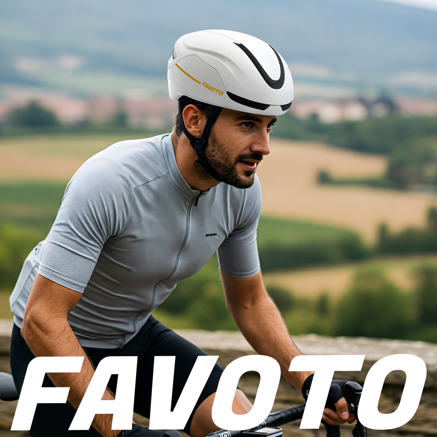Favoto Smart Fietshelm met Licht