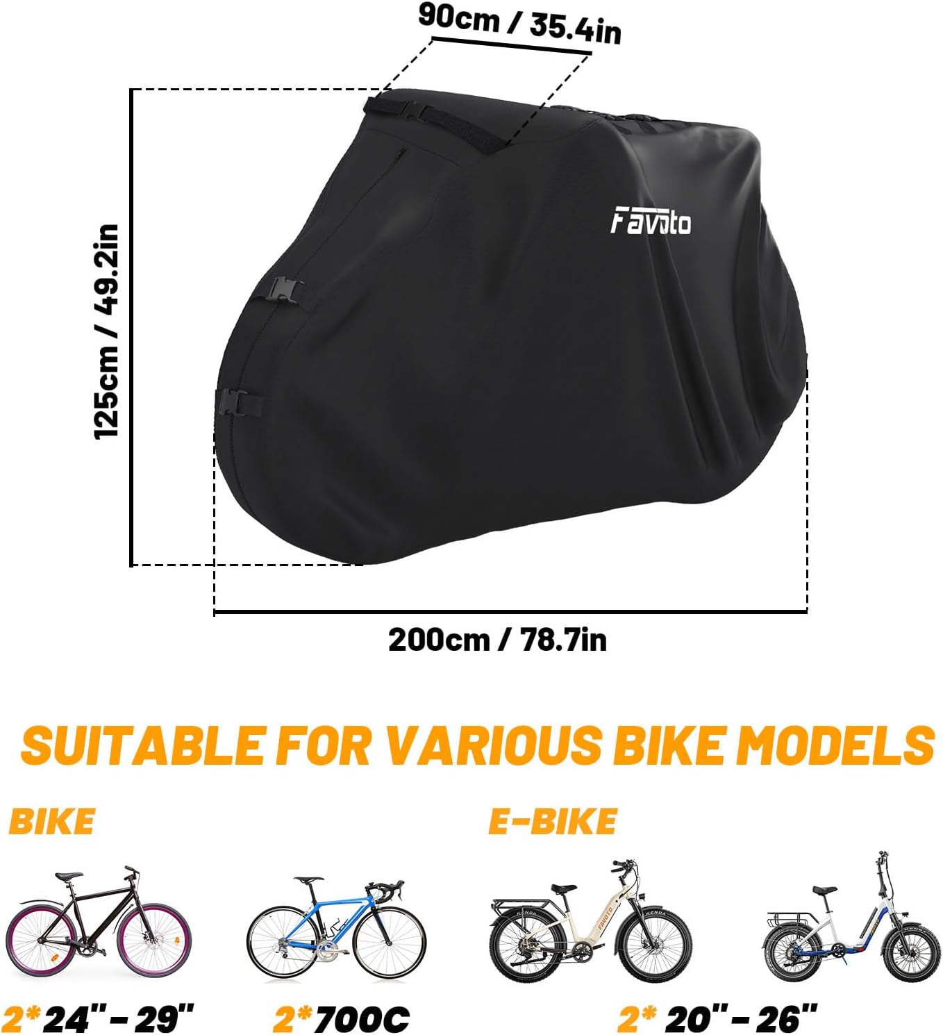 Favoto Fietshoes voor Transport 2 Fietsen