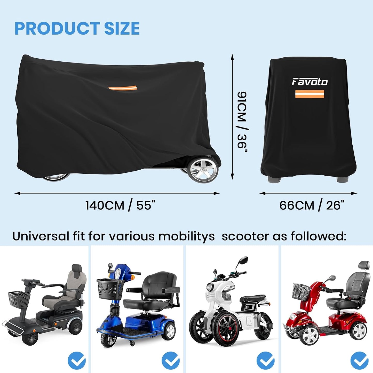 Favoto Scootmobielhoes