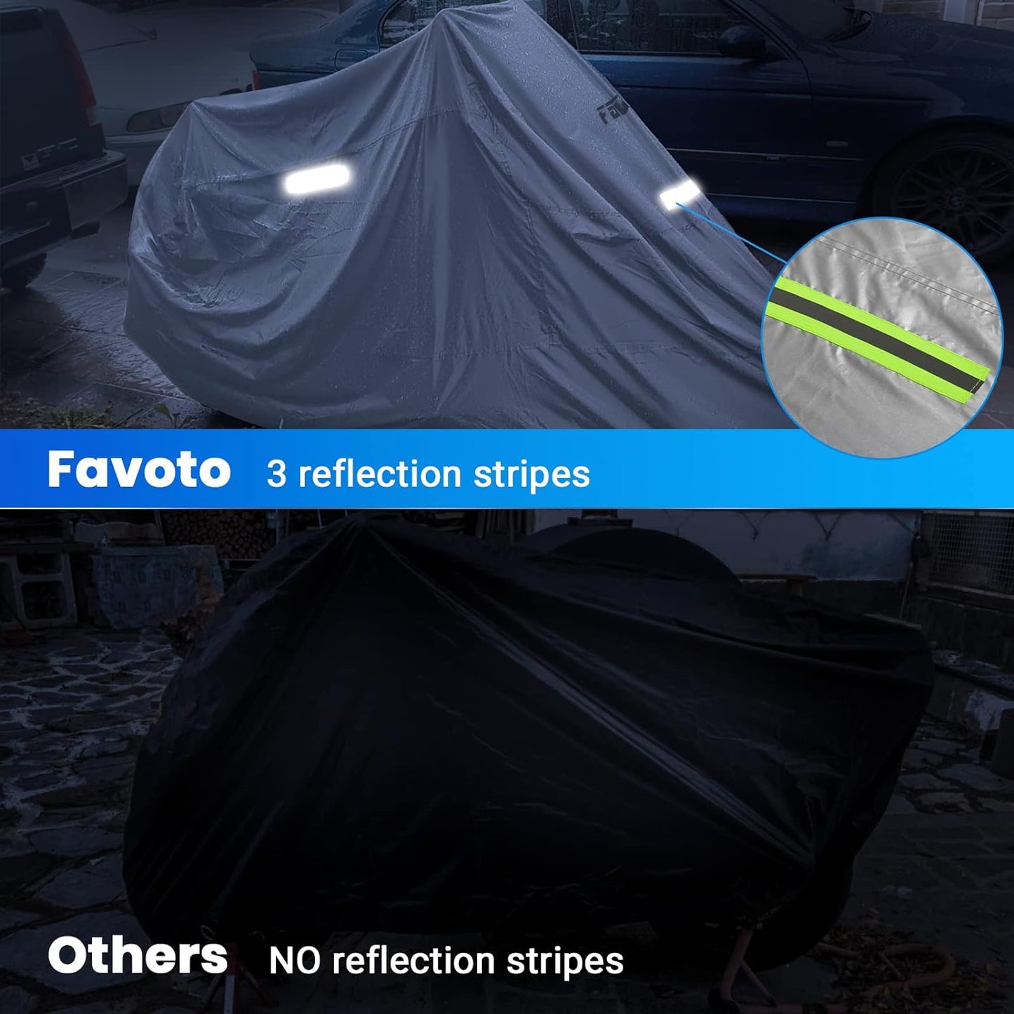 Favoto Motorhoes - Zilver
