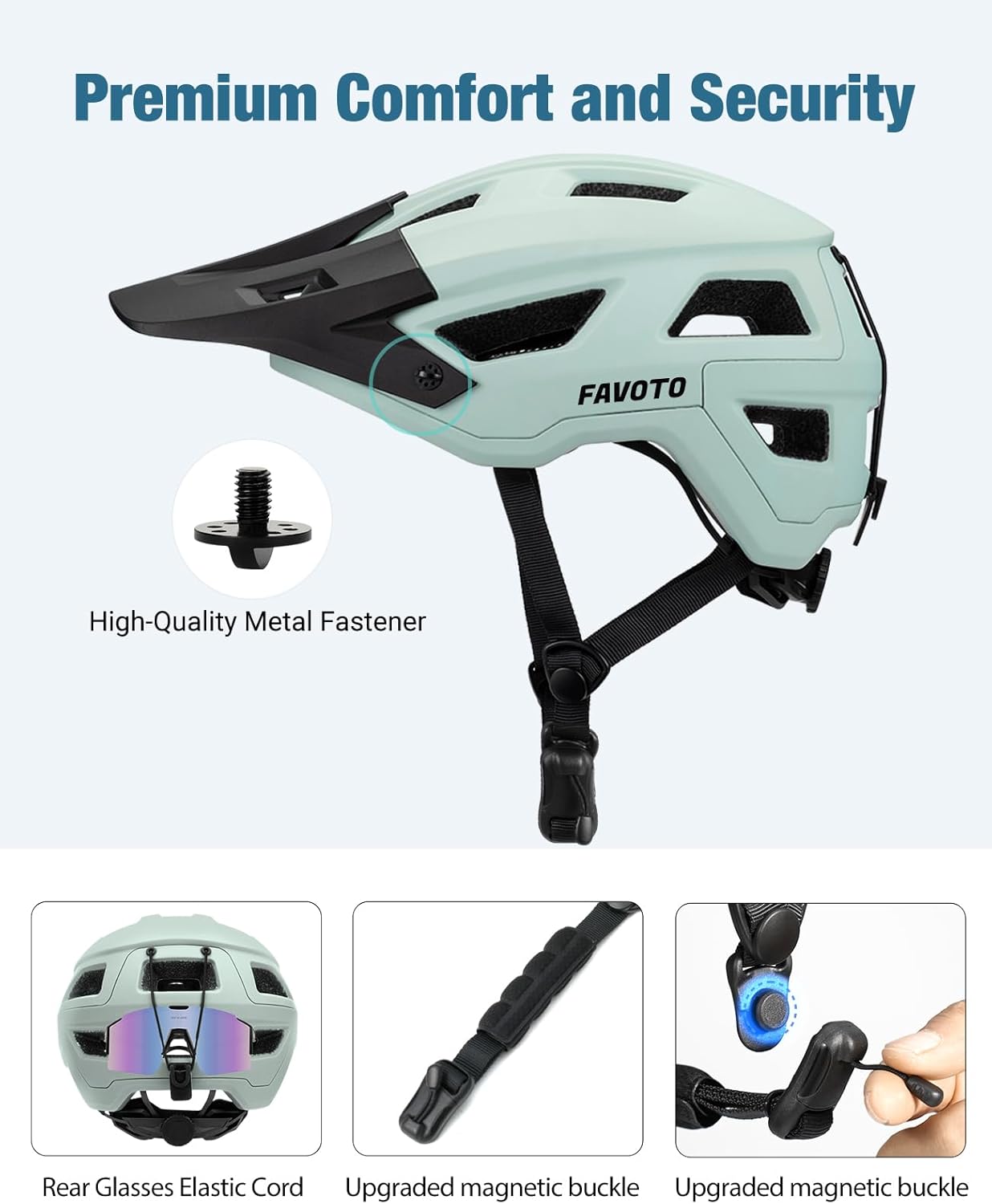 Favoto Mountainbike Lichtgewicht Helm