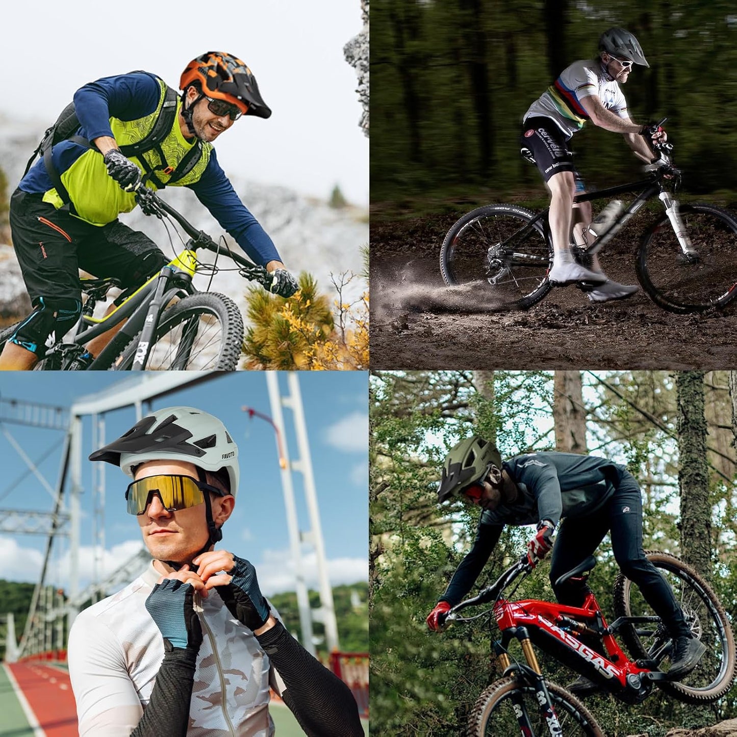 Favoto Mountainbike Lichtgewicht Helm