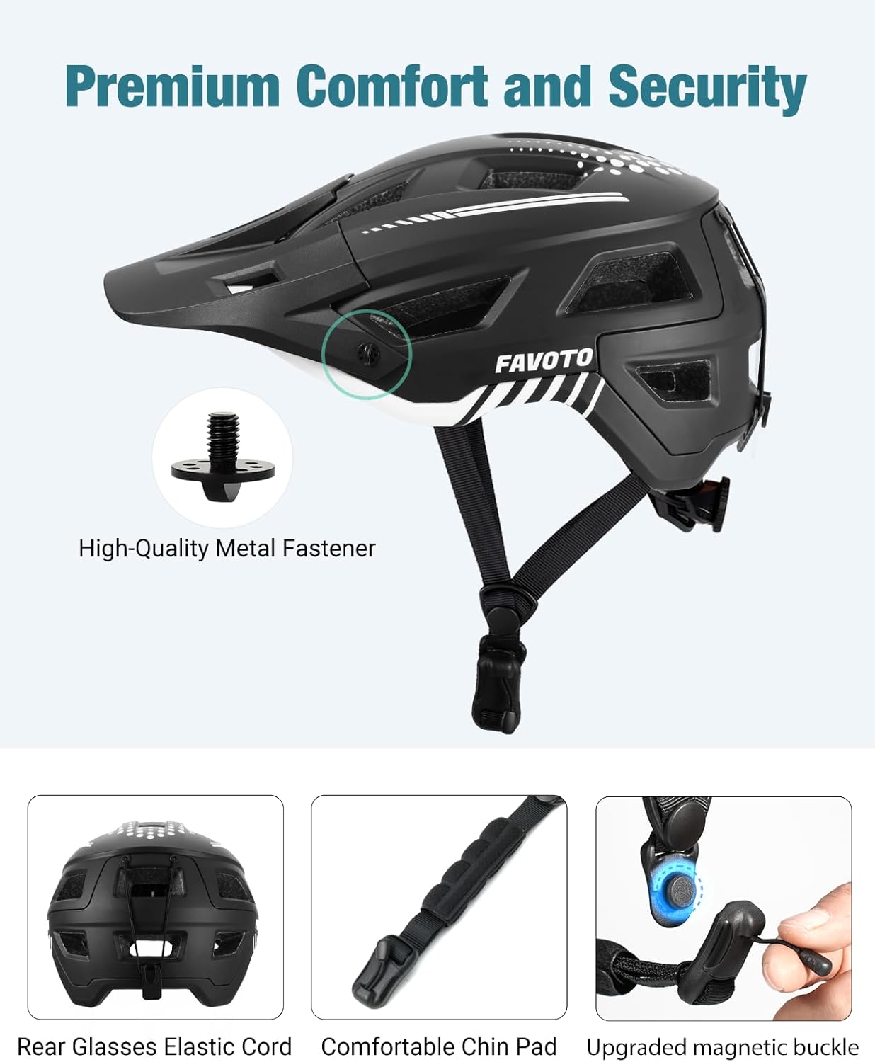 Favoto Mountainbike Lichtgewicht Helm