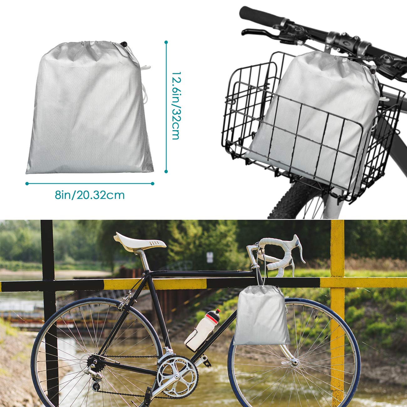 Favoto Fietshoes - Zwart & Zilver