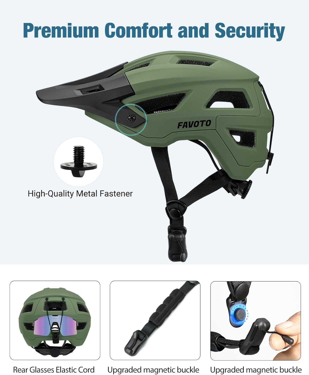 Favoto Mountainbike Lichtgewicht Helm