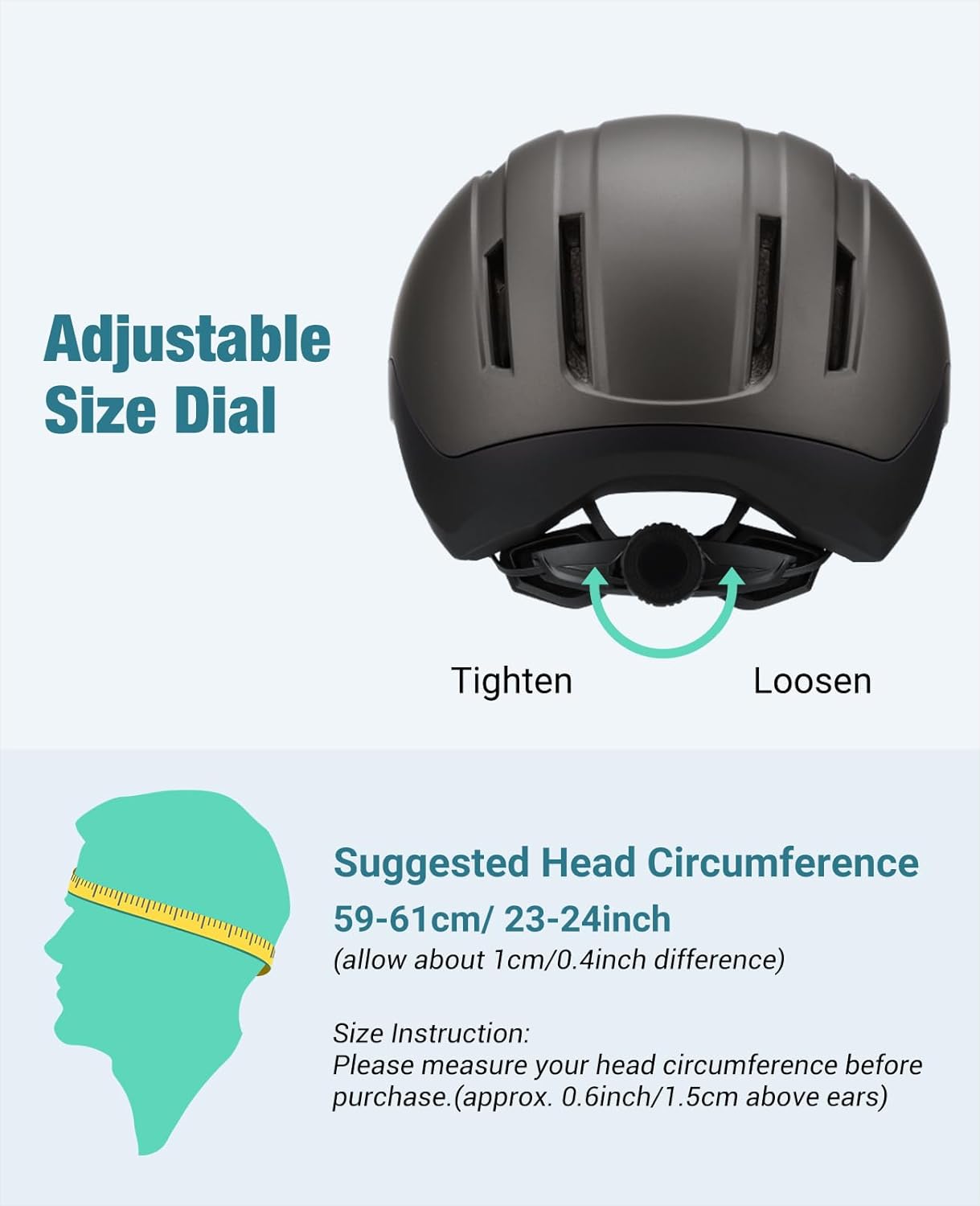 Favoto Urban Bike Helm Dual Shell met Afneembaar Vizier