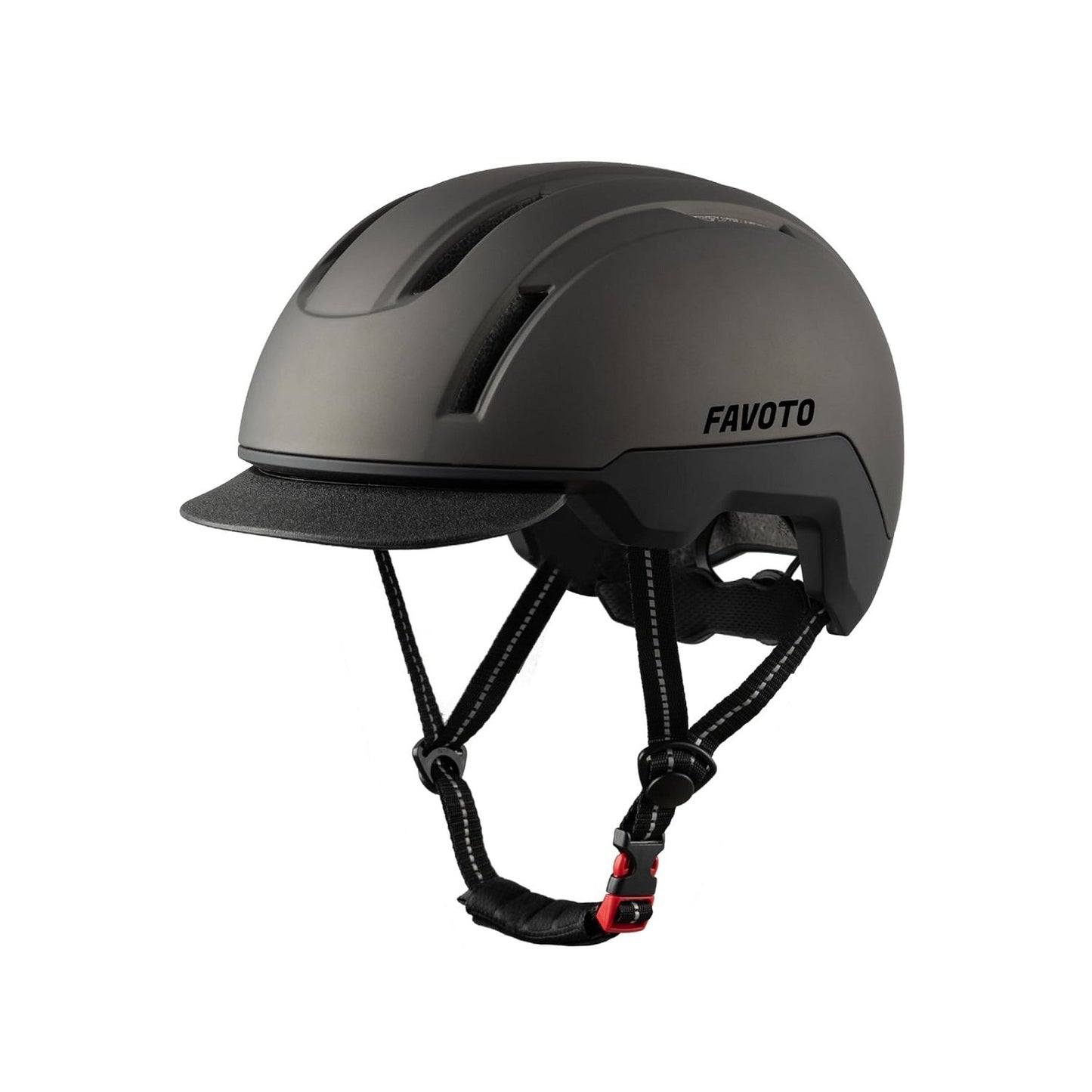 Favoto Urban Bike Helm Dual Shell met Afneembaar Vizier