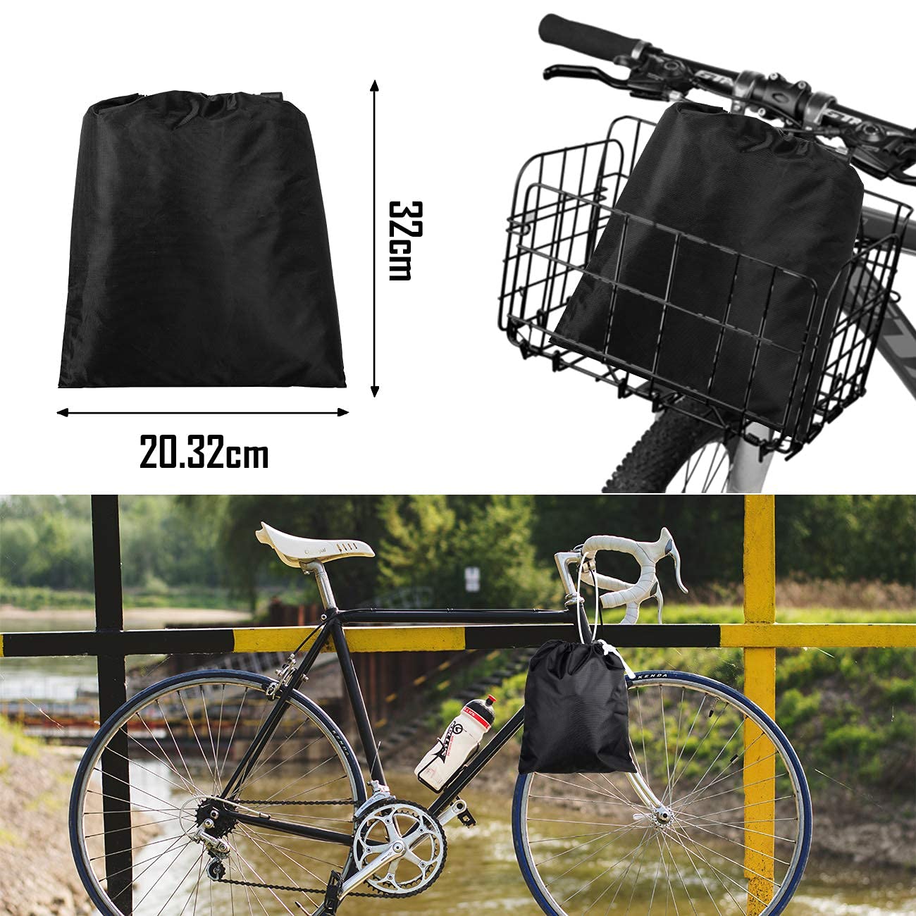 Favoto Zwarte Fietshoes Geschikt voor 2 of 3 Fietsen