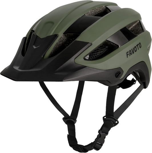 Favoto Mountainbikehelm Volwassene - Groen