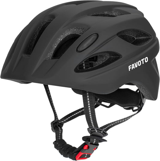 Favoto Kinderfietshelm - Zwart