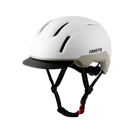 Favoto Urban Bike Helm Dual Shell met Afneembaar Vizier
